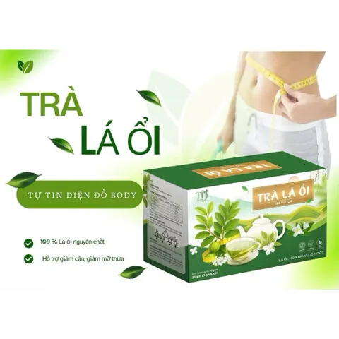 Trà Lá Ổi Mộc Tâm Hộp 30 Túi Lọc- Hỗ Trợ Giảm Kyy, Ngăn Ngừa Tiểu Đường