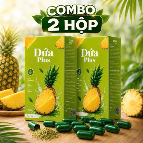 COMBO 2 Hộp Kẹo Dứa Plus - Hỗ Tr.ợ Dáng Đẹp Sau 7 Ngày