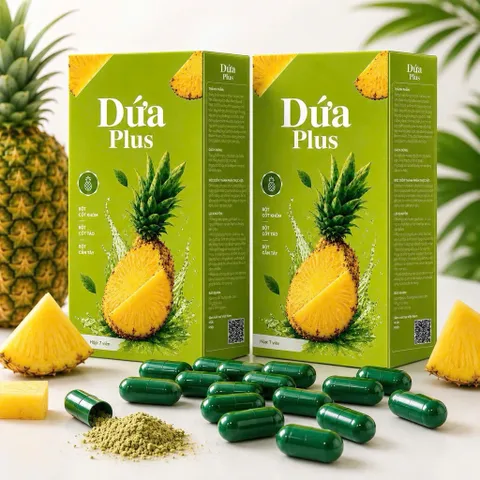 COMBO 2 Hộp Kẹo Dứa Plus - Hỗ Tr.ợ Dáng Đẹp Sau 7 Ngày
