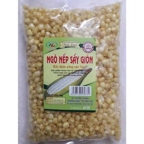 NGÔ NẾP NON SẤY GIÒN - Thơm Ngon, Lành Mạnh, Không Tẩm Gia Vị