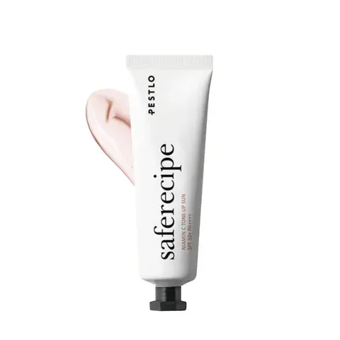   Kem Chống Nắng Pestlo Saferecipe Niamin C Tone Up Sun SPF50+ - Bảo Vệ Da và Giúp Làm Sáng Da - Dễ Dàng Thẩm Thấu, Phù Hợp Mọi Loại Da