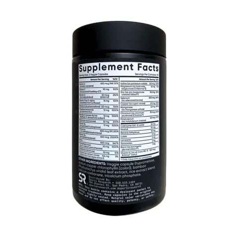Viên Uống Bổ Sung Tổng Hợp Vitamin Khoáng Chất Sports Research Hộp 180 Viên Nang Thuần Chay Nhập Mỹ - YoungFit