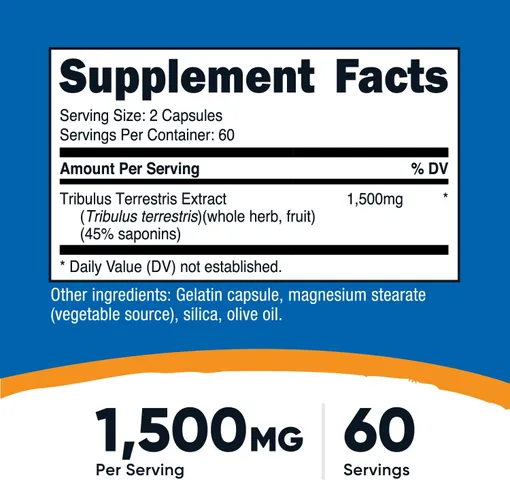 Viên Uống Bạch Tật Lê Nutricost Hỗ Trợ Sức Khỏe - YoungFit