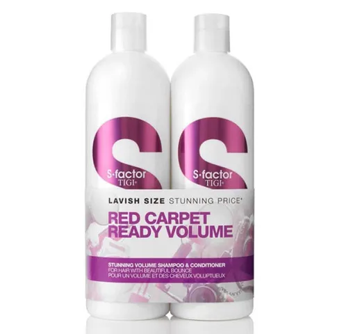 Cặp gội xả Tigi S-factor cao cấp trắng - Bộ chăm sóc tóc mềm mượt, phục hồi và làm sạch từ gốc đến ngọn, tóc khỏe đẹp và dẻo dai. 820740