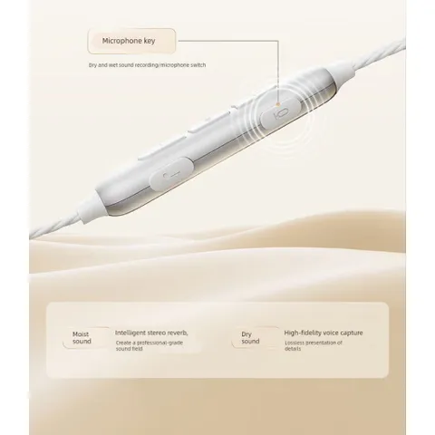 Tai Nghe Dây Type C BASEUS ENCOK - K1, Dùng Được lp 17, Mic Thu Âm Chuyên Nghiệp Hát Karaoke Online