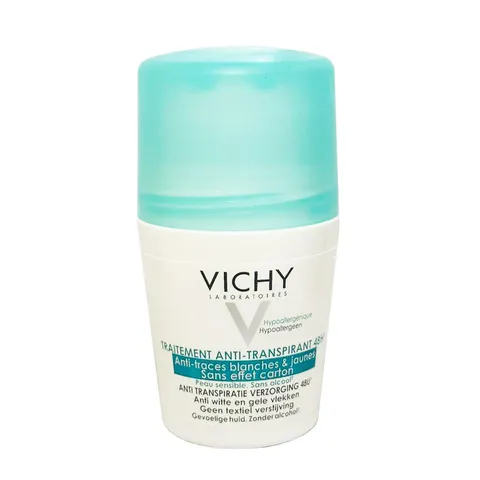 Lăn Khử Mùi Vichy Detranspirant Intensif 72h 50ML - Ngăn Ngừa Mồ Hôi, Hương Thơm Dễ Chịu, Thích Hợp Cho Da Nhạy Cảm 820765