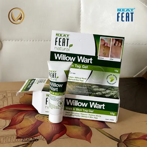 Gel xử lý mụn cóc, mụn thịt và thịt dư Neat Feat Natural Willow Wart And Skin Tag Gel 10g