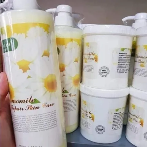 Bộ Chăm Sóc Da Hoa Cúc, Bộ 4 Chai Sữa Rửa Mặt, Kem Massage, Tẩy Da Chết Chính Hãng 820816