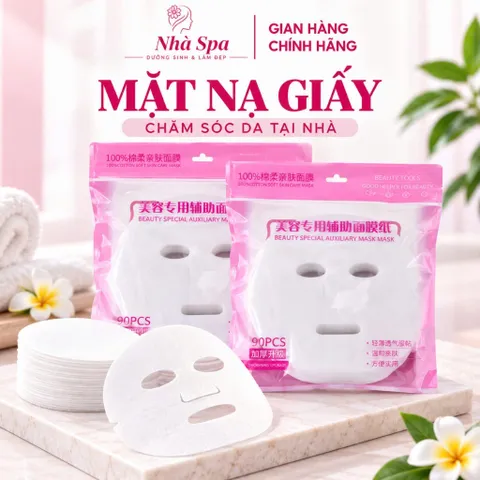 Mặt Nạ Giấy Chuyên Dụng Trong Spa. Mặt Nạ Giấy đắp mặt tại nhà Giá Rẻ