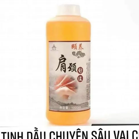Tinh Dầu Massage Body Cao Cấp, Dầu Vai Gáy Gừng, Ngải Cứu 1000ml