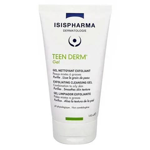 Gel Rửa Mặt Isis Pharma Teen Derm 150ml - Sữa Rửa Mặt Chuyên Dụng Cho Da Nhạy Cảm, Làm Sạch Sâu, Ngăn Ngừa Mụn, Dưỡng Ẩm Cho Thanh Thiếu Niên 820892