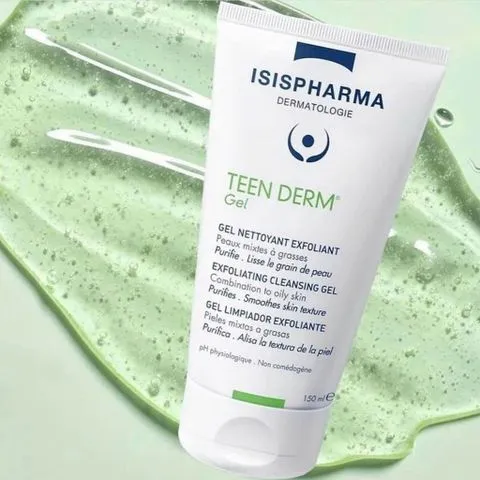 Gel Rửa Mặt Isis Pharma Teen Derm 150ml - Sữa Rửa Mặt Chuyên Dụng Cho Da Nhạy Cảm, Làm Sạch Sâu, Ngăn Ngừa Mụn, Dưỡng Ẩm Cho Thanh Thiếu Niên 820892