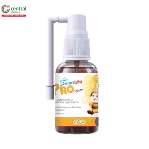 Giúp Giảm Đau Rát Họng, Viêm Họng Do Cảm Lạnh, Cảm Cúm Smartbibi Flu C Vá Pro Spray Xịt Họng Smartbibi Flu C