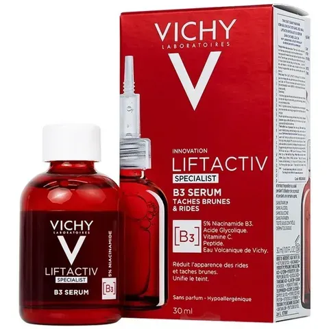 Tinh Chất Vichy B3 Ngăn Ngừa Thâm Nám & Đốm Nâu - Serum Làm Sáng Da, Cải Thiện Độ Đều Màu Da, Dưỡng Ẩm, Chống Oxy Hóa 820914