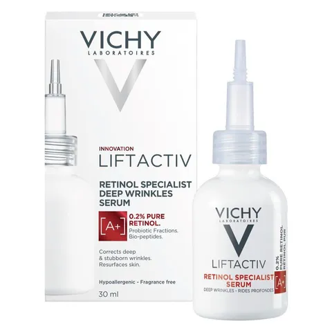 Serum Vichy Liftactiv Retinol - Dưỡng Chất Giảm Nếp Nhăn Trẻ Hóa Da, Tái Tạo Da Mềm Mịn và Rạng Rỡ 820915