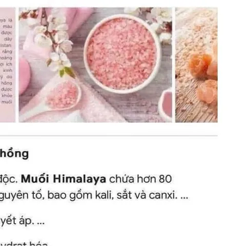 muối hồng himalaya – gia vị quen thuộc cho căn bếp