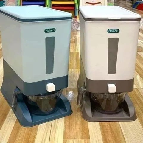 thùng đựng gạo 10kg hokori – gọn gàng, tiện lợi cho gian bếp