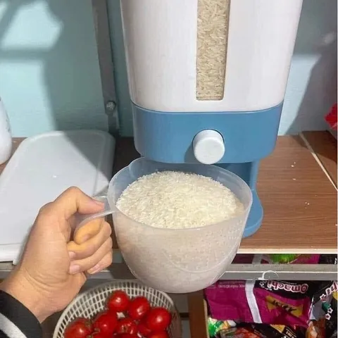 thùng đựng gạo 10kg hokori – gọn gàng, tiện lợi cho gian bếp