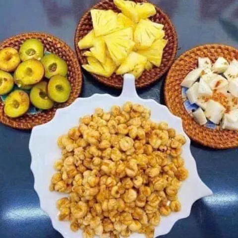 ngô xóc mắm cay – giòn giòn, đậm vị, ăn vặt cực cuốn