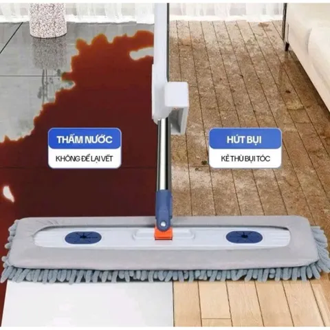 ( Siêu Rẻ ) Cây Lau Nhà San Hô Tự Vắt Xoay 360° Dễ Sử Dụng 820962