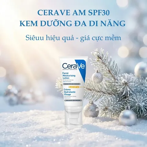 ( CTy NK) Kem Dưỡng Ẩm Ban Ngày CeraVe Facial Moisturizing Lotion SPF30 - Bảo Vệ Da, Cung Cấp Độ Ẩm, Phù Hợp Mọi Loại Da
