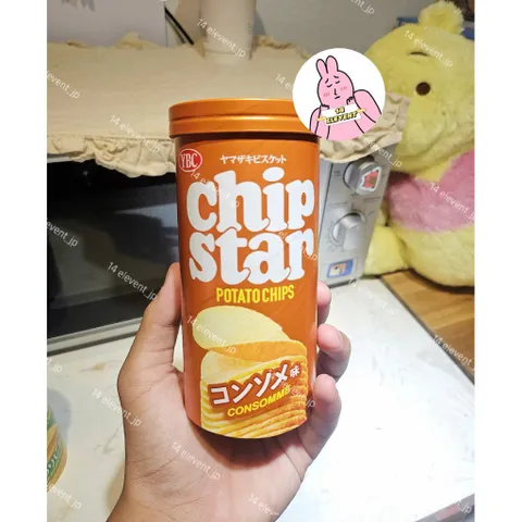 Snack Khoai Tây YBC Chip Star Nhật Bản 50g Giòn Tan Đậm Vị Rong Biển Bơ Thịt Hầm Ăn Vặt Tiện Lợi