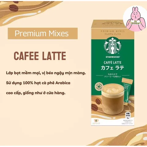 🔥 Matcha Trà Xanh - Starbucks Matcha Latte nội địa Nhật Bản có mix