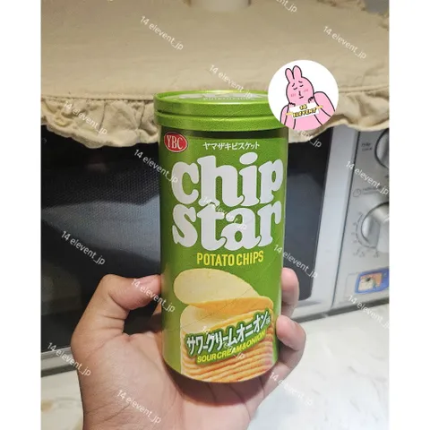 Snack Khoai Tây YBC Chip Star Nhật Bản 50g Giòn Tan Đậm Vị Rong Biển Bơ Thịt Hầm Ăn Vặt Tiện Lợi