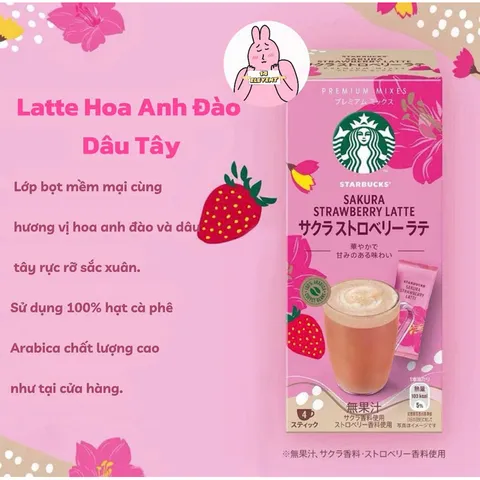 🔥 Matcha Trà Xanh - Starbucks Matcha Latte nội địa Nhật Bản có mix