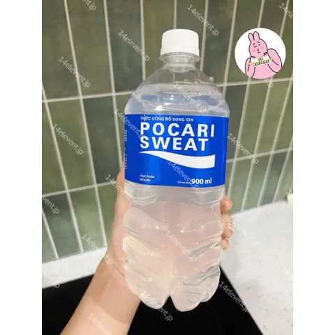 🔥 (Combo 6 ) Nước Khoáng i-on Pocari Sweat dạng chai 350ml-500ml-900ml