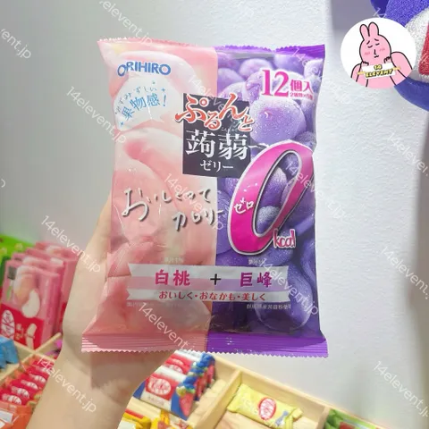 🔥Thạch Hoa Quả Orihiro Trái Cây Nhật Bản 240g (12gói nhỏ)