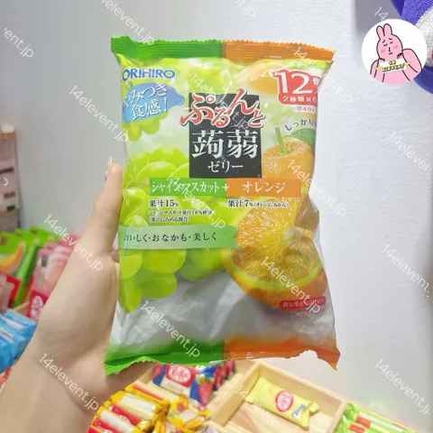 🔥Thạch Hoa Quả Orihiro Trái Cây Nhật Bản 240g (12gói nhỏ)