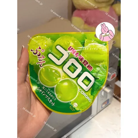 Kẹo Dẻo UHA Kororo Sakeru Nhật Bản 40g Đủ Vị Đào Dâu Nho Soda Ngon Dai Xách Tay Chính Hãng
