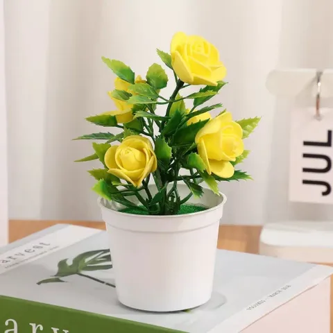Chậu hoa hồng xốp nhựa siêu xinh kích thước 16*11cm trang trí phòng,làm quà tặng ý nghĩa