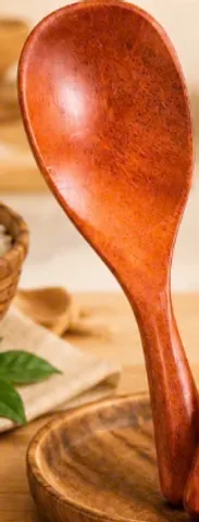Vá Cơm Sọc Trơn Sâu Và Tròn, Chuyên dùng để xới cơm hoặc đảo thức ăn,gọn gàng sau khi dùng (TH723)