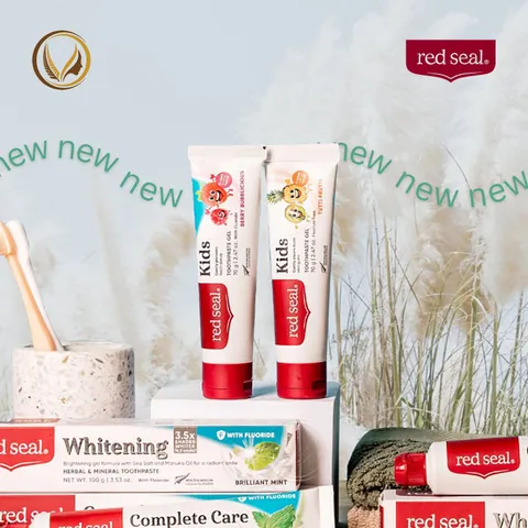 Kem đánh răng hữu cơ cho bé hương trái cây Red Seal Kids Toothpaste Gel Tutti Frutti 70g