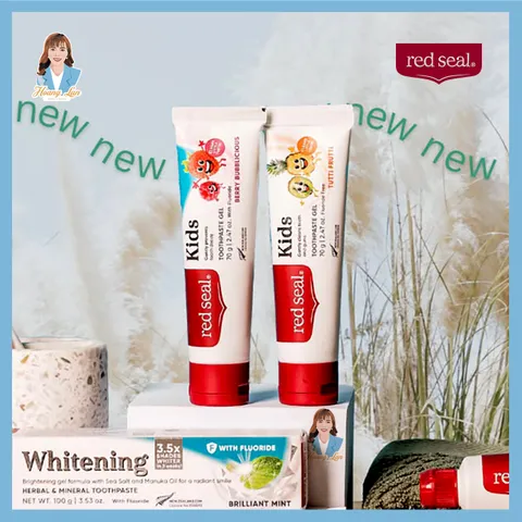 Kem đánh răng hữu cơ cho bé hương trái cây New Zealand Red Seal Kids Toothpaste Gel Tutti Frutti 70g