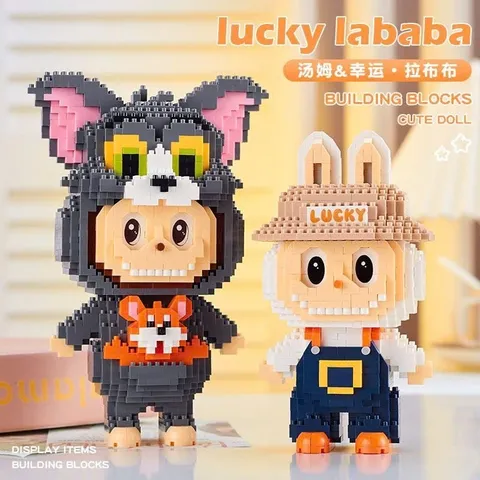 Mô Hình Lắp Ráp 3D LABUBU Nhân Vật Hoạt Hình Đáng Yêu Cho Bé, Đồ Chơi Lắp Ghép Dễ Thương LaBoBo | Đức Lâm