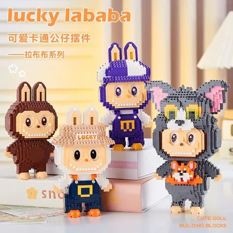 Mô Hình Lắp Ráp 3D LABUBU Nhân Vật Hoạt Hình Đáng Yêu Cho Bé, Đồ Chơi Lắp Ghép Dễ Thương LaBoBo | Đức Lâm