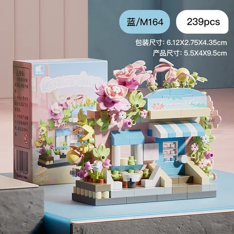 [Mẫu Mới] Đồ Chơi Lắp Ráp Trang Trí Ngôi Nhà, Nhà Hàng, Cửa Hàng Mini - Đồ Chơi Mini 3D Dễ Thương