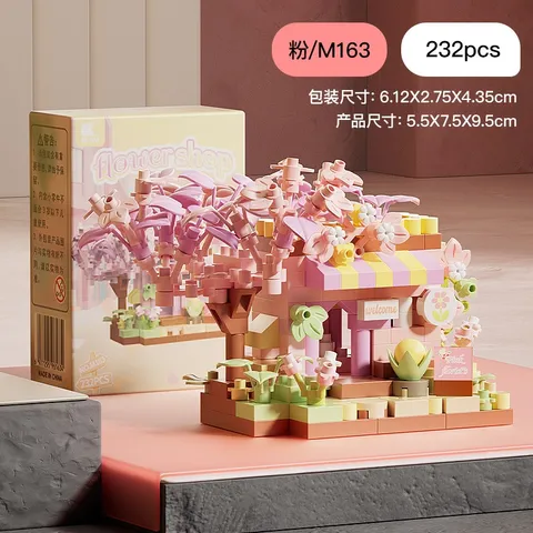 [Mẫu Mới] Đồ Chơi Lắp Ráp Trang Trí Ngôi Nhà, Nhà Hàng, Cửa Hàng Mini - Đồ Chơi Mini 3D Dễ Thương