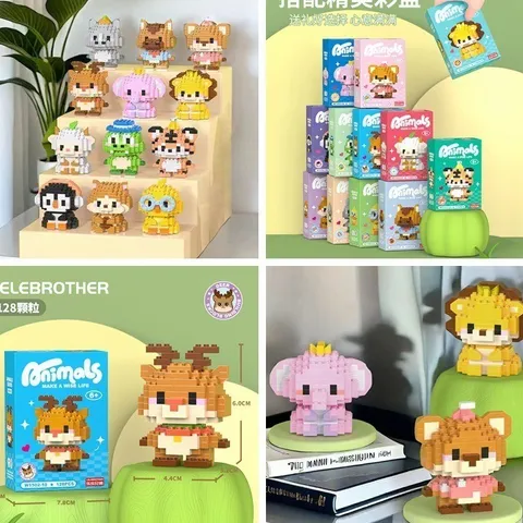 [ Mẫu Mới ] Đồ Chơi Lắp Ráp Mini 3D Nhân Vật Hoạt Hình Đáng Yêu Cho Bé, Đồ Chơi Lắp Ghép Dễ Thương | Đức Lâm