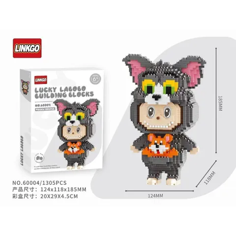 Mô Hình Lắp Ráp 3D LABUBU Nhân Vật Hoạt Hình Đáng Yêu Cho Bé, Đồ Chơi Lắp Ghép Dễ Thương LaBoBo | Đức Lâm