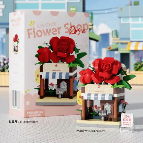 [Mẫu Mới] Đồ Chơi Lắp Ráp Trang Trí Ngôi Nhà, Nhà Hàng, Cửa Hàng Mini - Đồ Chơi Mini 3D Dễ Thương
