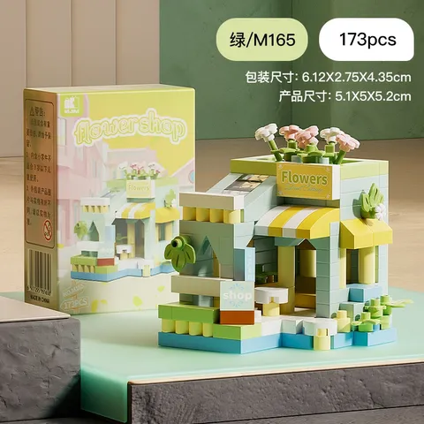 [Mẫu Mới] Đồ Chơi Lắp Ráp Trang Trí Ngôi Nhà, Nhà Hàng, Cửa Hàng Mini - Đồ Chơi Mini 3D Dễ Thương