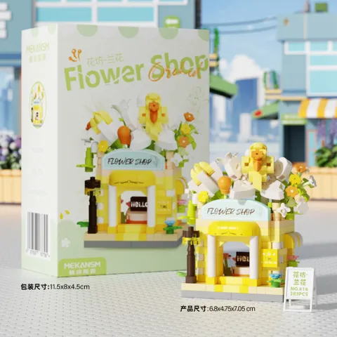 [Mẫu Mới] Đồ Chơi Lắp Ráp Trang Trí Ngôi Nhà, Nhà Hàng, Cửa Hàng Mini - Đồ Chơi Mini 3D Dễ Thương