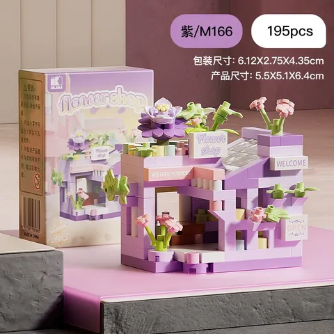[Mẫu Mới] Đồ Chơi Lắp Ráp Trang Trí Ngôi Nhà, Nhà Hàng, Cửa Hàng Mini - Đồ Chơi Mini 3D Dễ Thương