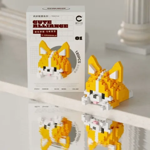 Bộ đồ chơi lắp ráp mô hình nằm 3D các nhân vật hoạt hình mini dễ thương dành cho bé | Đức Lâm