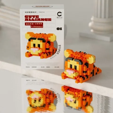 Bộ đồ chơi lắp ráp mô hình nằm 3D các nhân vật hoạt hình mini dễ thương dành cho bé | Đức Lâm