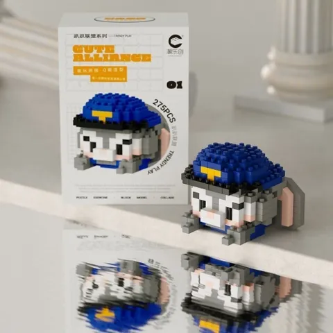 Bộ đồ chơi lắp ráp mô hình nằm 3D các nhân vật hoạt hình mini dễ thương dành cho bé | Đức Lâm
